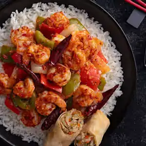 Firecracker Shrimp Bowl