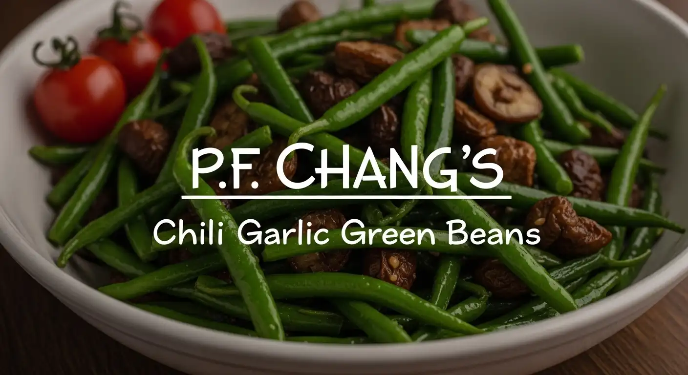 P.F. Chang’s Chili Garlic Green Beans Side