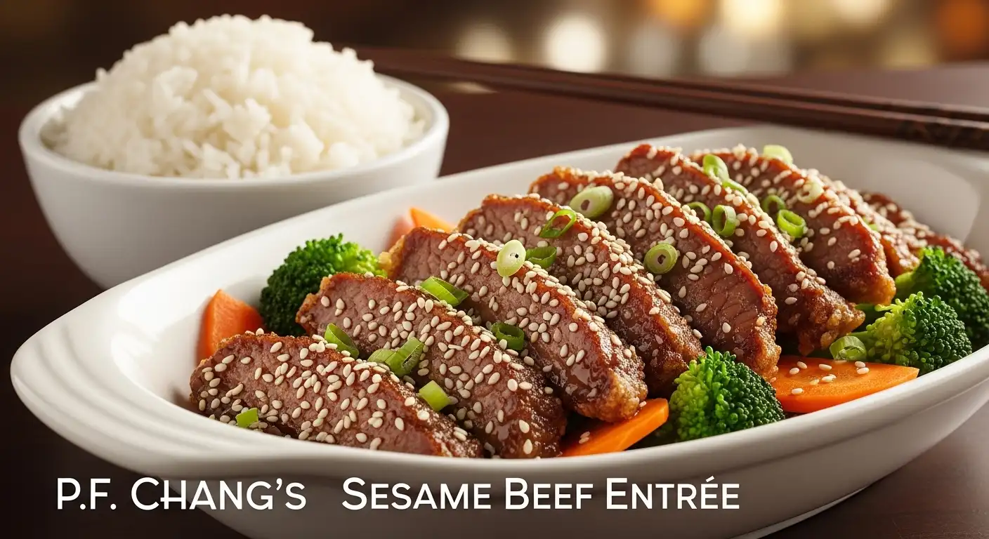 P.F. Chang’s Sesame Beef Entree