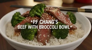 Pf Chang’s Beef with Broccoli Bowl